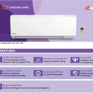 Daikin GTL50-1.5 Ton - 3 Star Split AC (Non-Inverter)